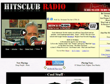Tablet Screenshot of hitsclubradio.com